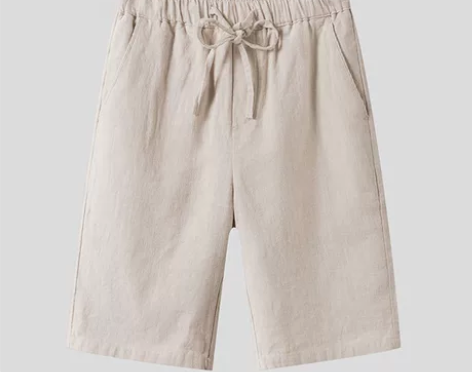 【低价清仓】男士棉麻短裤潮流夏季亚麻薄款宽...