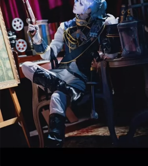 第五人格祭司-冰中蝶cos 囚徒-冬蝉游戏...