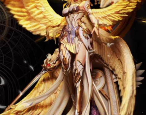 定制斗罗大陆gk千刃雪天使降临动漫游戏雕像...