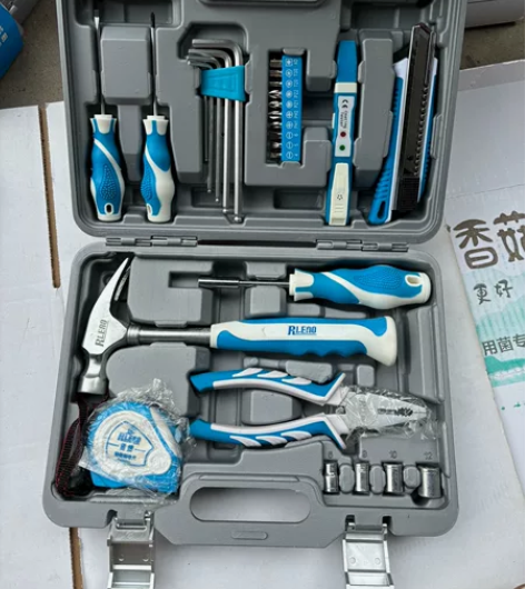 家用工具箱套装五金内六角扳手螺丝刀钳子大全...