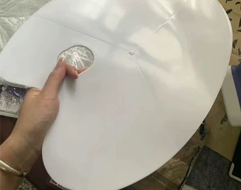 大号调色盘椭圆三线调色板水彩水粉绘画专用美...