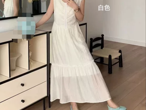 出闲置,全新雪纺长裙,连衣裙,海边度假沙滩...