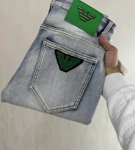 全新包邮！阿玛尼男士牛仔裤2024春夏新款...