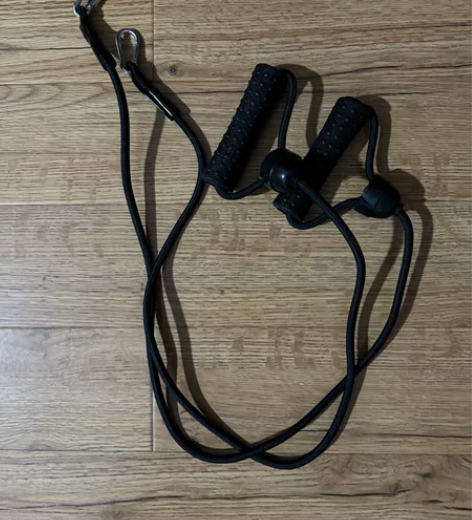 甩脂机仰卧板拉绳踏步机拉力绳腹肌板弹力绳收...