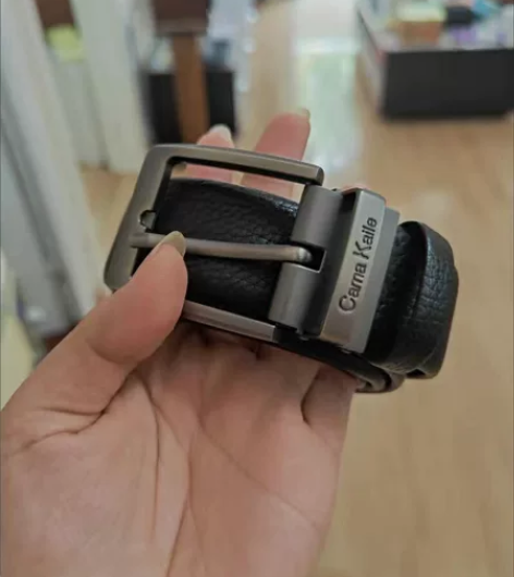 全新真皮男士皮带针扣皮带男牛仔简约韩版百搭...