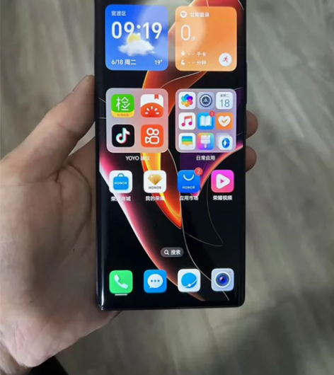荣耀60，亮黑色，8+256、功能完好，无...