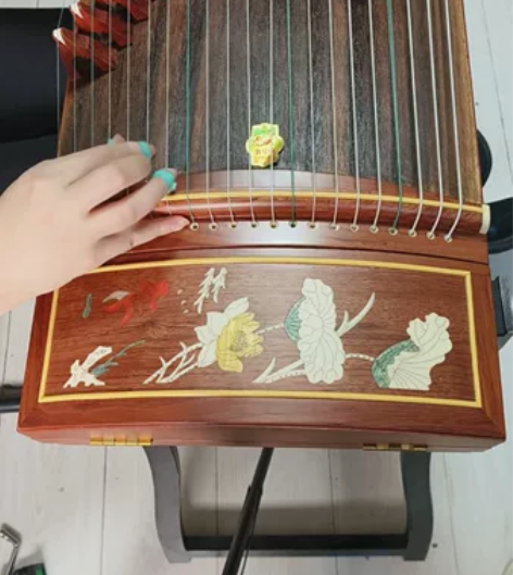 二手敦煌古筝，694ll五彩呈祥图案，标准...