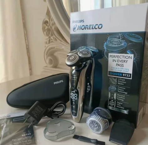 飞利浦9系电动刮胡剃须刀荷兰进口s9733...