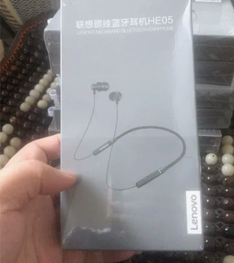 联想HE05无线蓝牙耳机颈挂脖式6游戏运动...