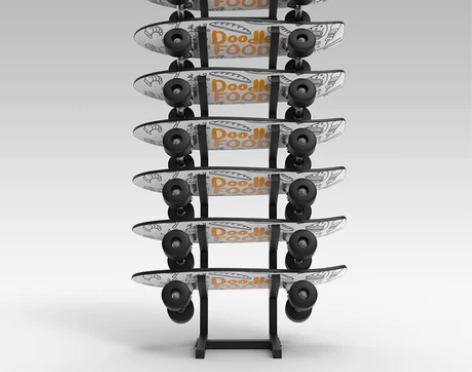 冲浪滑雪板收纳架摆放架篮球足球架杂物架整