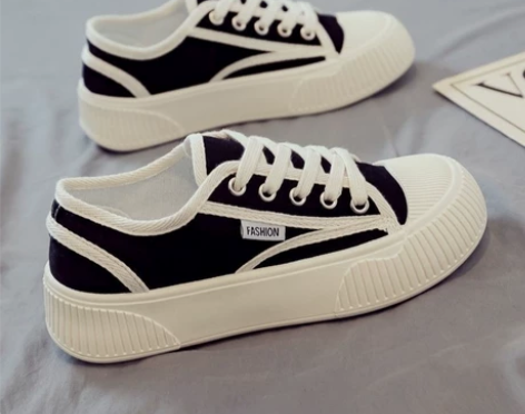 实体店倒闭，处理一批原价299新款帆布鞋女...