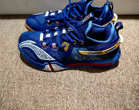 正品李宁羽毛球鞋贴地飞行男女款减震防滑运动...