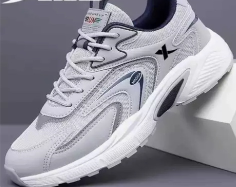 特步男鞋2024新款夏季透气飞织鞋休闲运动...