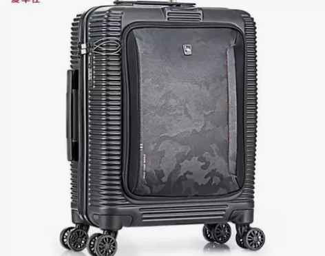 爱华仕品牌前置开口电脑登机箱大容量旅行箱2...