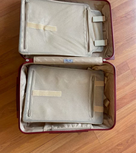 Rimova登机箱 中国红 颜色非常好看 ...