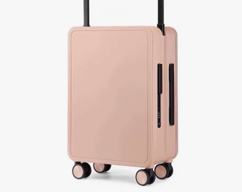 全新原包装，唯美粉色24寸高颜值中置宽拉杆...