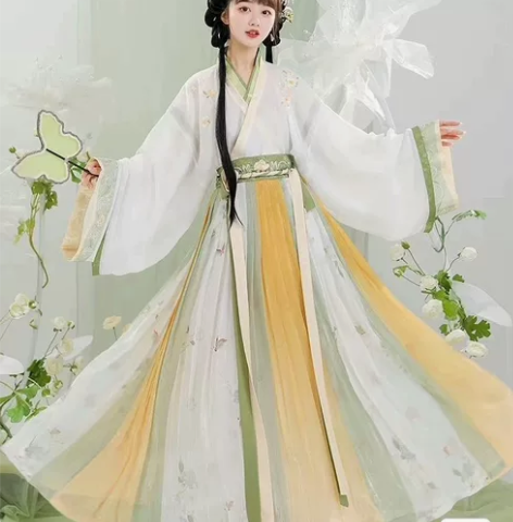 全新包邮 花恋屿晋制汉服女正品原创中国风改...