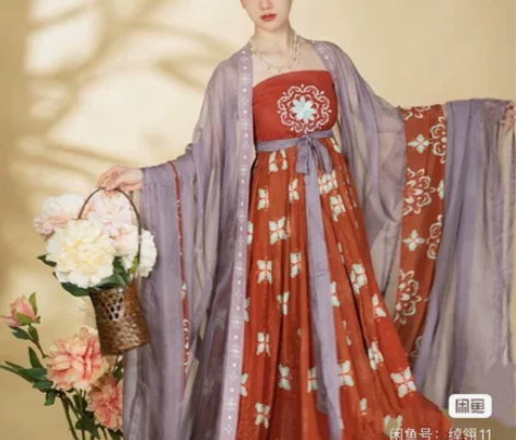 茗月萱【琵琶女】XL码 有大袖衫和柯子裙 ...