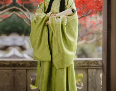 织闻正品原创四月同款 天鹿明制汉服 立领妆...