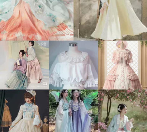 全部不过百，急出汉服，lolita，jk三...