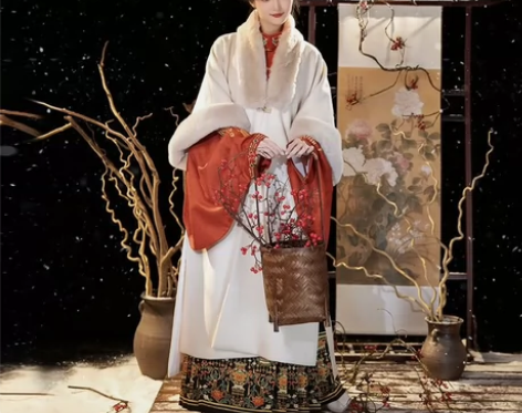 【搬家急出！】柒邑原创汉服女红色，3件套，...