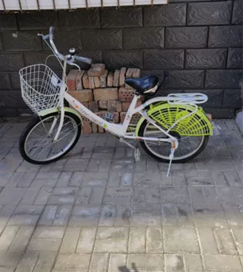 自行车，替亲戚登，接送小孩的，轻便好骑，正...