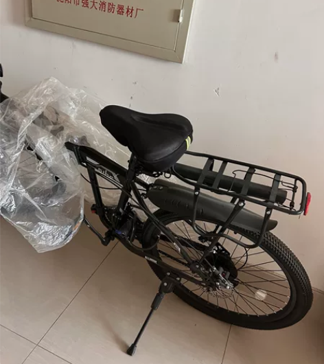 变速车,新车,折叠车,自己加上了后货架,前...