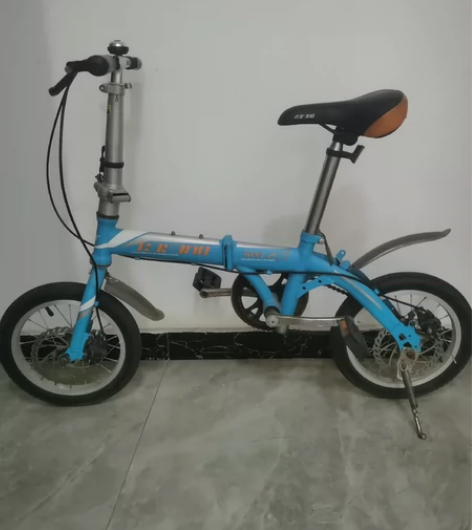 折叠自行车孩子没怎么骑，有喜欢的找我 感兴...