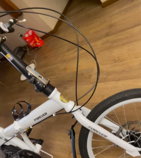 9.9成新，上海永久20寸轮毂折叠自行车，...