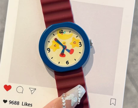 手表女款学生多巴胺考试专用防水女士手表小众