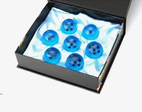 七龙珠手办孙悟空动漫周边7颗龙珠水晶球四星...