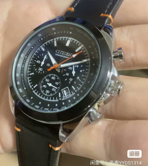 复刻西铁城6针男腕表，做工精细走时精准，带...