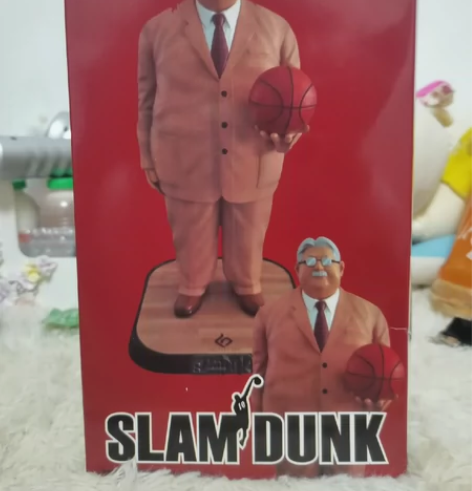 《优质版》灌篮高手樱木花道手办安西教练场景...