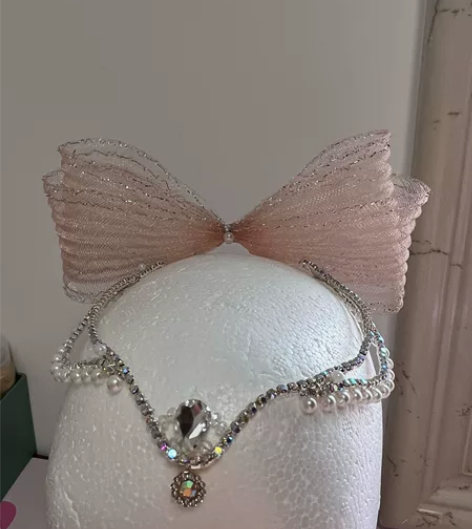 芭蕾头饰木偶娃娃大蝴蝶结仙女娃娃百搭头饰 ...