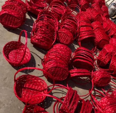 全新10个果篮，包邮！偏远除外，藤编水果篮...