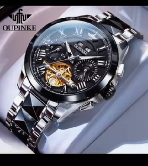 欧品客机械表 自用 一共戴过不超过5次 9...