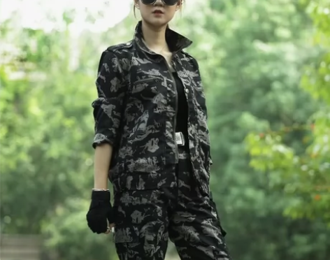 清仓处理  迷彩服套装男女士工作服舒柔软磨...