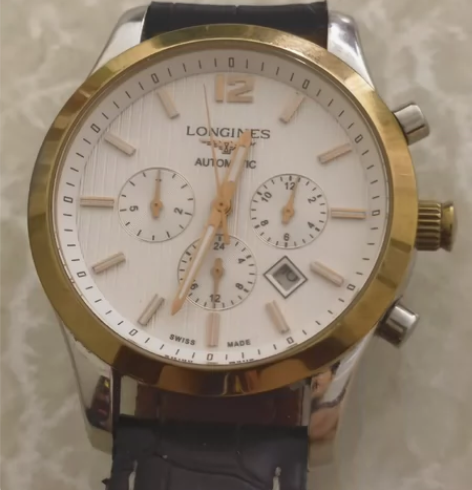 浪琴全自动手表,背面编号l2.268.4,...