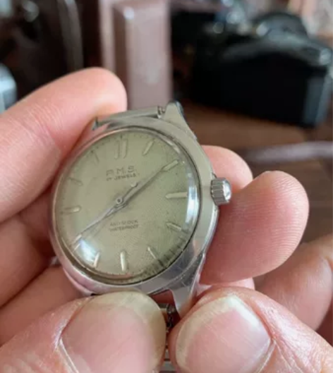 法国品牌 古董机械表，布纹盘法国老机械表，...