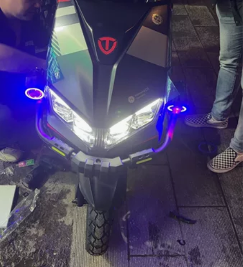 最新台铃雷豹外卖车型.搭配72v23a台铃...