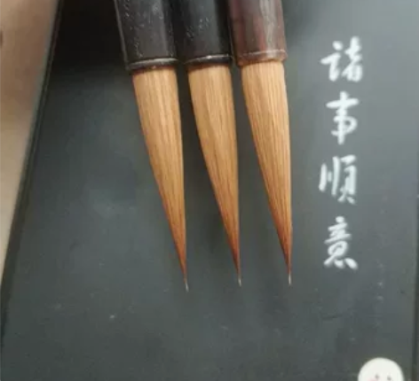 库存出口狼毫一号元尾，老泰山牌毛笔，狼毫，...