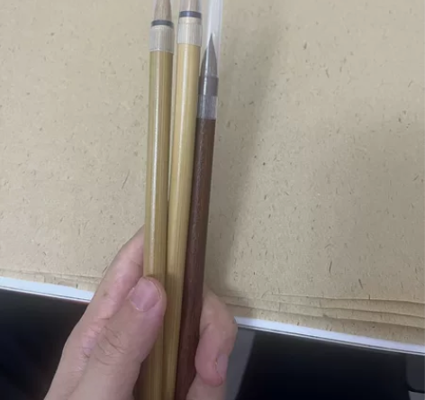 邹小清纯狼毫 一笔定乾坤2支（全新未开笔）...