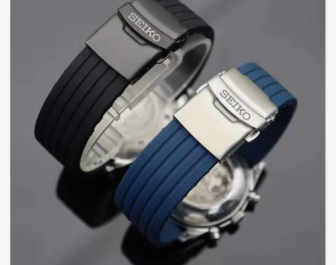 精工5号硅胶手表带适配熊猫鲍鱼 罐头系列防...