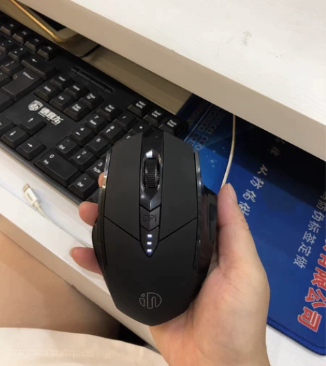 英菲克PM6无线鼠标充电式蓝牙双模静音无声...