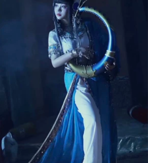 圣传 乾达婆王 cos  印度纱丽 乾达婆...