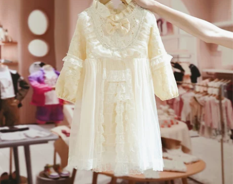 【天猫双12】拉夏贝尔童装女童春秋连衣裙2...