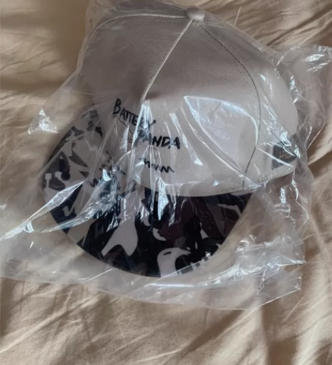 电池熊猫丨鸿星尔克运动帽男女潮流ins棒球...