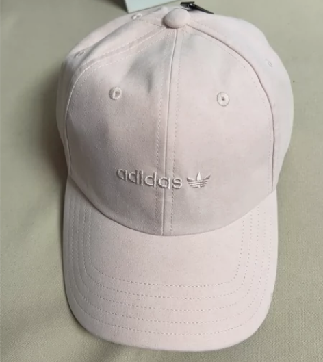全新阿迪达斯三叶草粉色帽子 图片拍出来颜色...