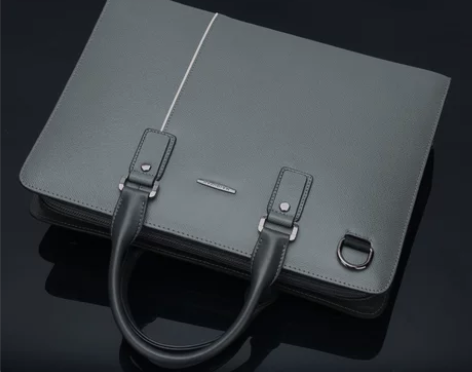 多功能男士公文包商务休闲牛皮男包手提包电脑...