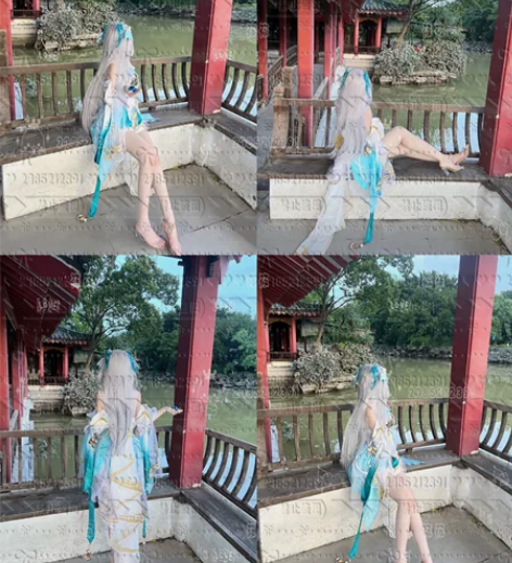 原。po?西施游龙清影小青龙她拍寸假照驾照...